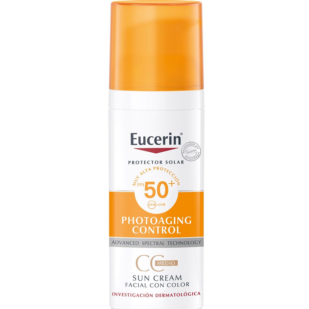 EUCERIN PROTECTOR SOLAR COLOR CC CREME FPS 50 X 50 ML.